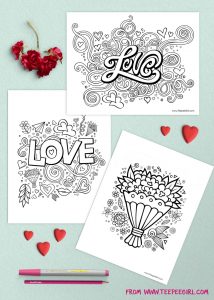 Free Printable Valentine's Day Coloring Pages • Free-Printables.com