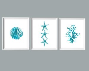 Free Printable Watercolor Beach Art