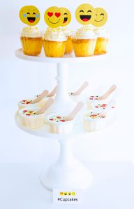 Free Printable Emoji Cupcake Toppers