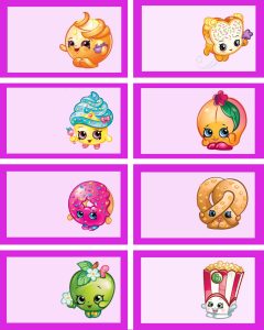 Free Printable Shopkins Food Labels