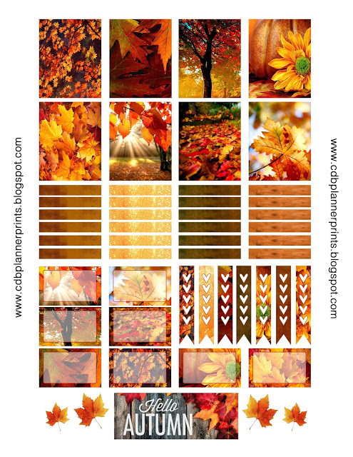 free printable autumn planner stickers free printablescom