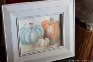 Free Pumpkin Watercolor Printable