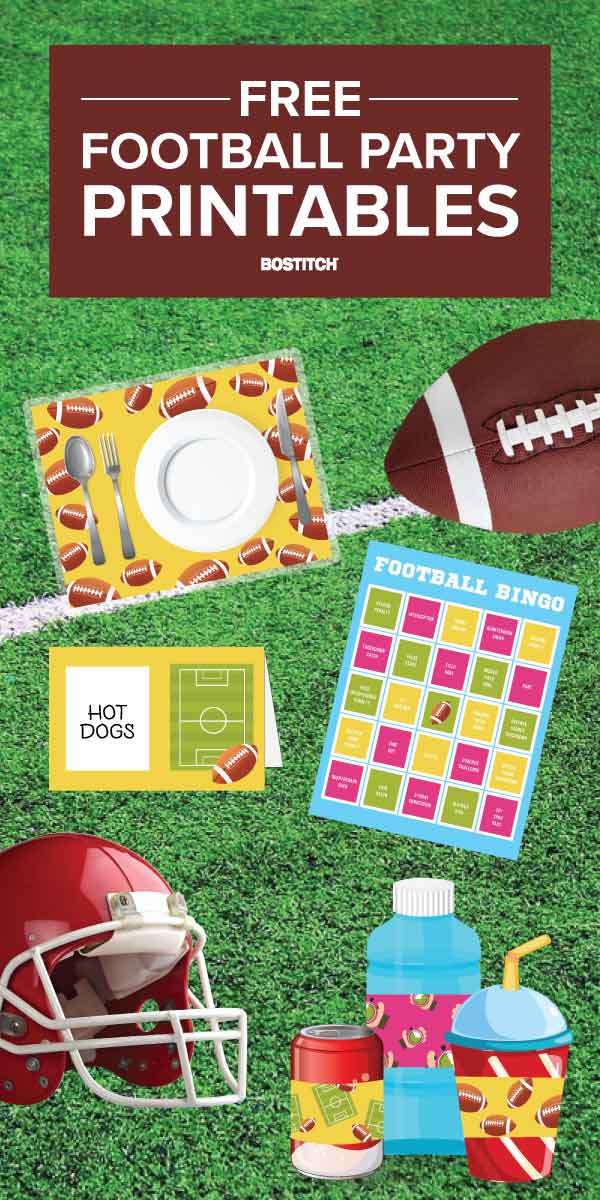 Ready, Set, Hike! Printable Football Games, Football Party Activities, PartyIdeaPros.com