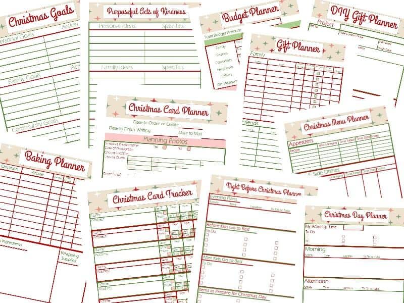 Free Christmas Planner Printables