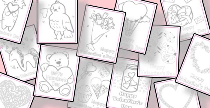 Free Valentine’s Day Printable Coloring Pages