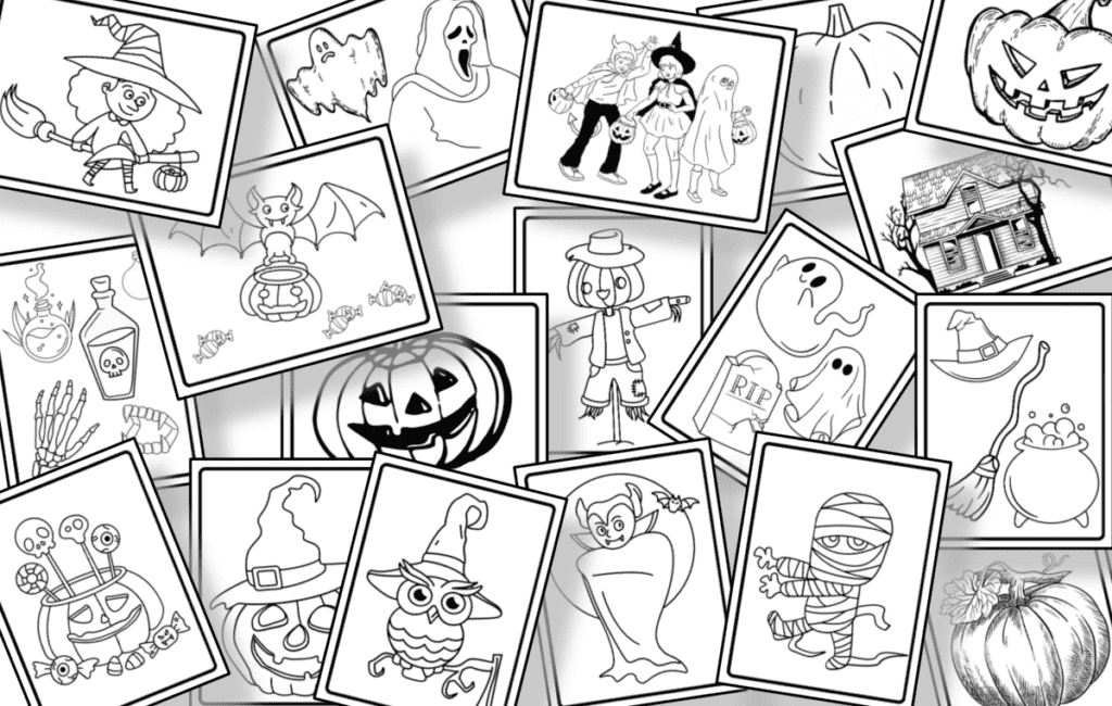 FREE Halloween Coloring Pages  FREE Halloween Coloring Pages