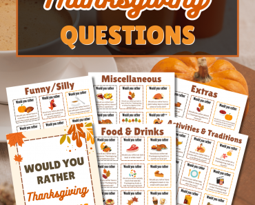 100 Thanksgiving Would You Rather Questions For the Whole Family