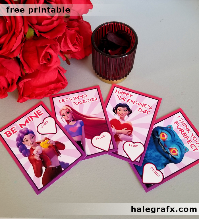 FREE Printable KPop Demon Hunters Valentines FREE Printable KPop Demon Hunters Valentines